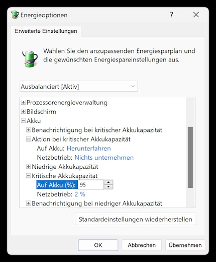 È possibile configurare l’UPS con gli strumenti di bordo di Windows. Chi però vuole sfruttare opzioni e informazioni aggiuntive, è meglio che utilizzi il software del produttore.