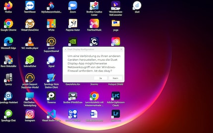Come utente, non devo preoccuparmi di creare una regola di eccezione per il firewall.