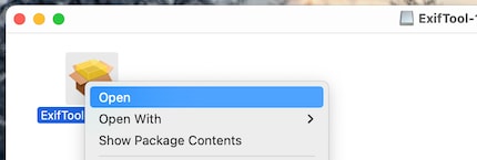 È necessario aprire il programma di installazione tramite il menu contestuale.