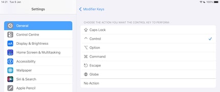 La funzione dei tasti speciali può essere modificata nelle impostazioni.