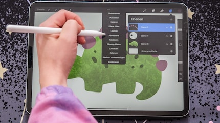 Con il blocco alfa, non puoi più dipingere oltre il bordo di una forma. Molto pratico.