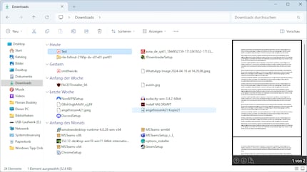 L'anteprima del contenuto può essere utile se hai nomi di documenti simili.