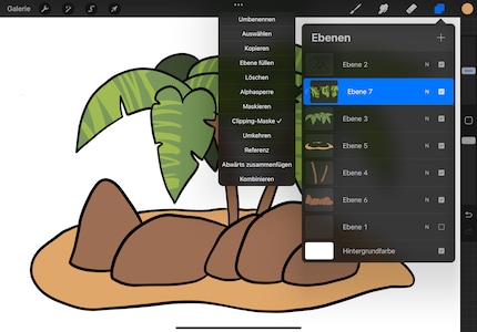 The clipping mask is great if you want to paint over an existing layer but want it to remain unchanged.
