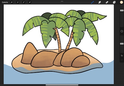 This is what the waves look like with less opacity.