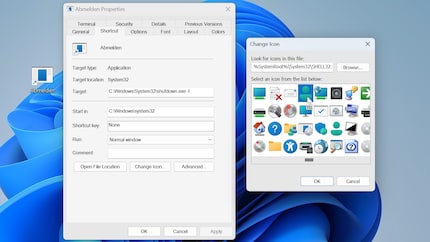 Seleziona un'icona e conferma con «OK».