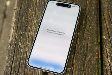 The locked app will not open without the correct face.