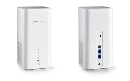 The WiFi 6 Router 3600 5G LTE can be operated with a SIM card.