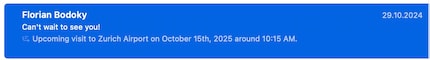 Qual è il contenuto dell'e-mail?