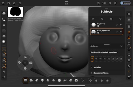 I sotto-strumenti possono essere modificati individualmente.